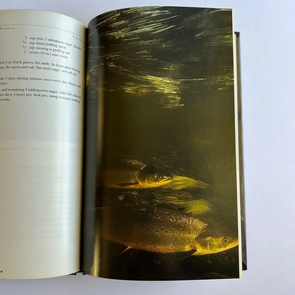 Vintage Cookbook Berkley Flavors if Fishing Cookbook Hardcover 1994